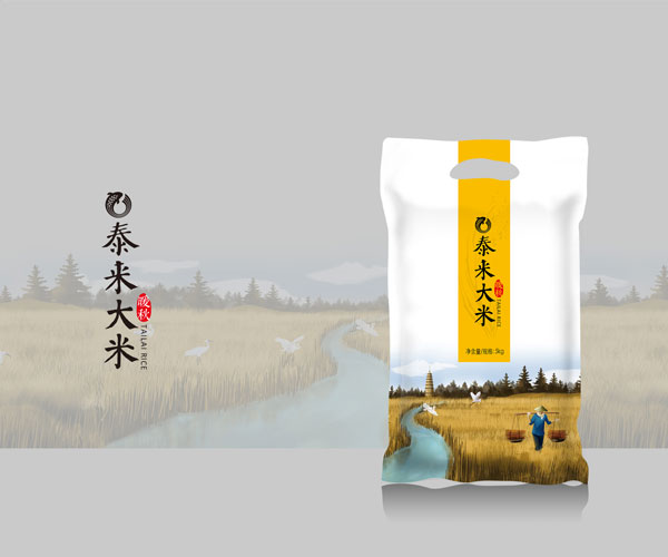 泰來大米包裝設計-優(yōu)質大米首選