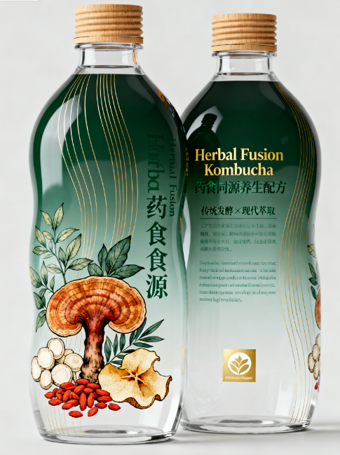 康普茶包裝設計